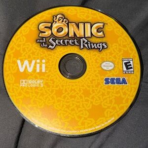 Sonic And The Secret Rings Nintendo Wii Sega Rated E For Everyone Video Game Use